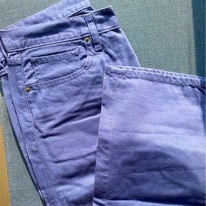 NWT- UNIQLO MEN JEANS- BLUE-ISH PURPLE COLOR- 31x32- REGULAR FIT STRAIGHT